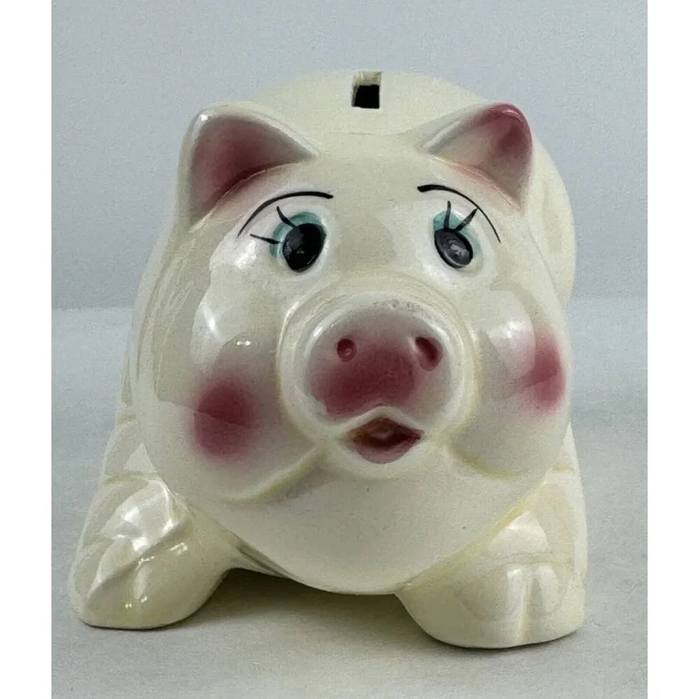 Vintage Ceramic Piggy Bank 6